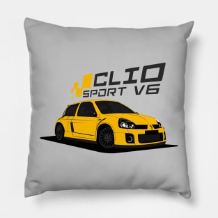 Renault Clio V6 (Yellow) Pillow