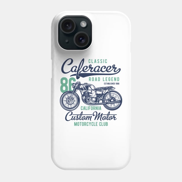Caferacer Custom Motor Phone Case by Ebazar.shop
