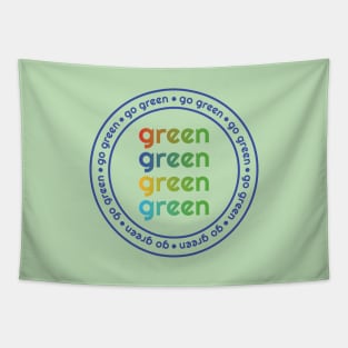 Go Green (Rainbow Colours) Tapestry