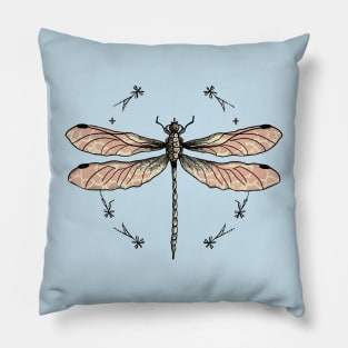 Dragonfly, Dragonfly Lover, Cottagecore Dragonfly , Insect Lover, Nature Lover Gift, Nature valentines day Pillow