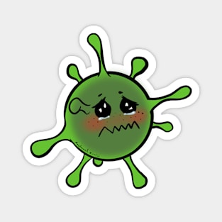 Sad Nocturnal Virus Magnet