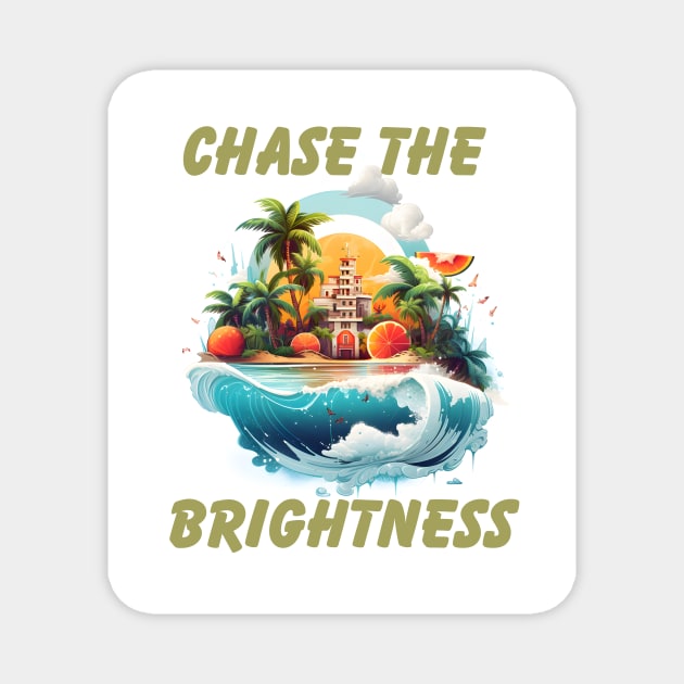 Chase the Brightness Magnet by NedisDesign