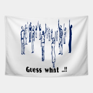 guess what new design t-shirt 2020 Tapestry