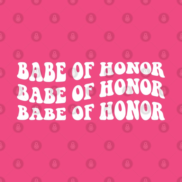 Babe of Honor Retro Font by Violet Ray Design