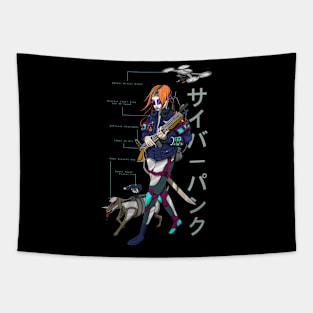 Cyber Army Punk Tapestry