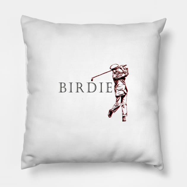 sport golf Pillow by Visualoctane 