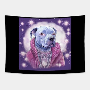 Staffy In A Jacket Tapestry