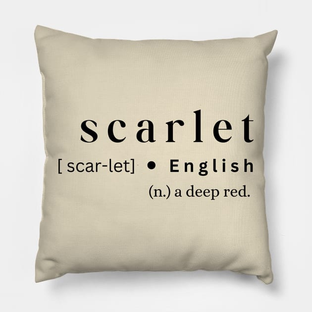 Scarlet Pillow by MajesticWords