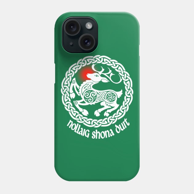 Irish Merry Christmas Phone Case by Tip-Tops