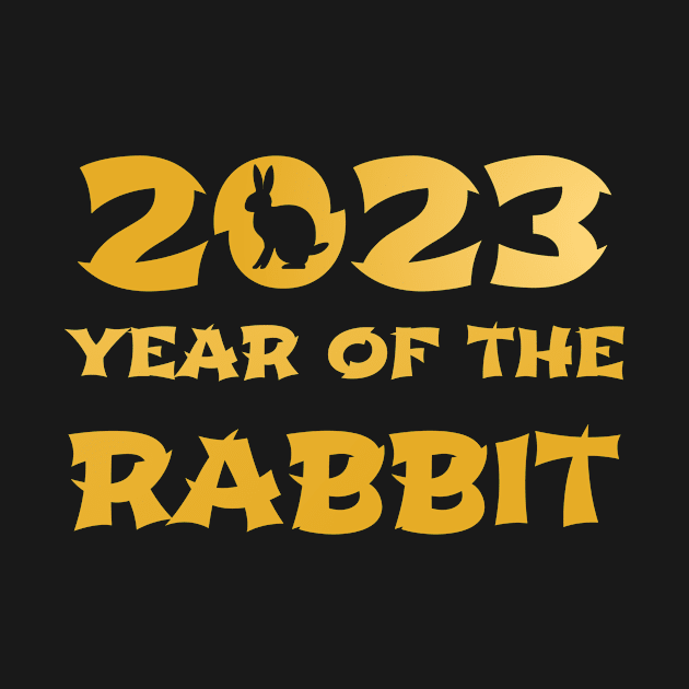 Chinese New Year 2023 T-Shirt Year Of The Rabbit by Iconra