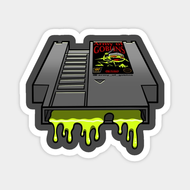 Retro Console Inspired Army of Goblins Video Game Magnet by ArmyOfGoblins