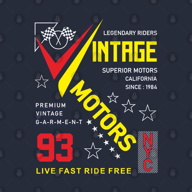 The Vintage Motors by RamsApparel08