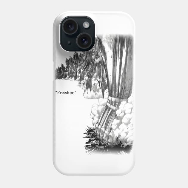 "Freedom" Version 2 Phone Case by Stupickeroonies