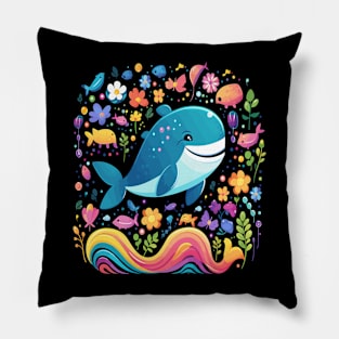 Whale Happiness Pillow