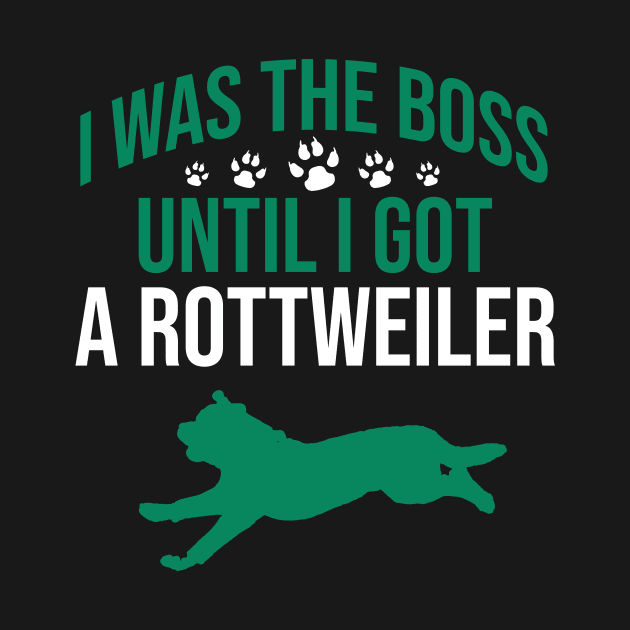 I was the boss until I got a rottweiler by cypryanus