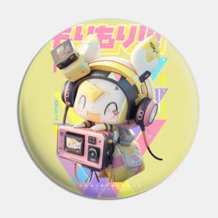 COORDI BUNNAITY - AUDIO THINGYS COLLECTION | Anime Manga Kawaii Aesthetic Bunny Pop Art Design | PROUD OTAKU Pin