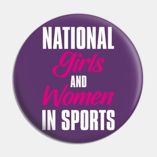 Girls and Women in Sports Day – February Pin