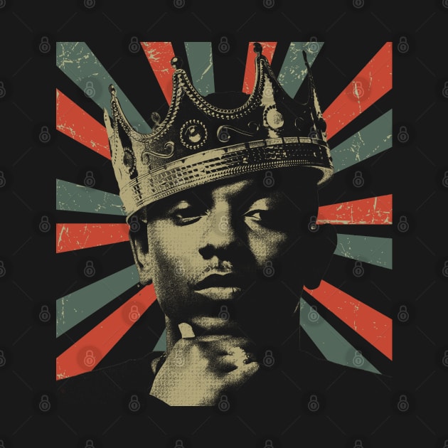 Kendrick lamar || Vintage Art Design || Don King crown by Setipixel