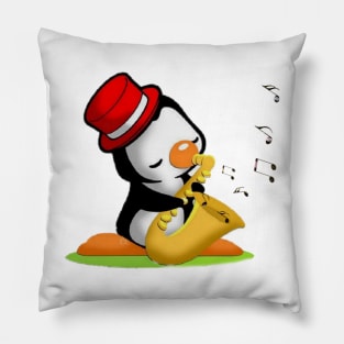 penguin music Pillow