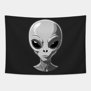 Grey Alien toon Tapestry