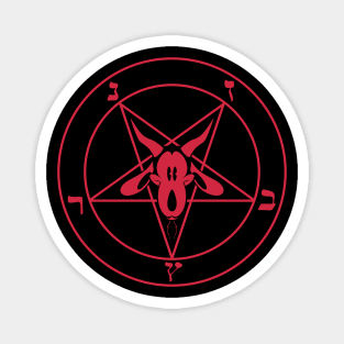 Cute Satanic Pentagram Magnet