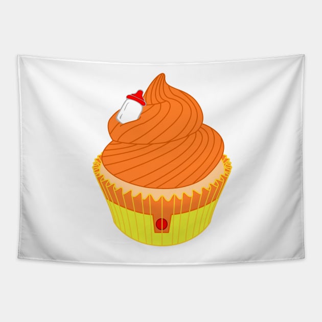 Dil Cupcake Tapestry by CoreyUnlimited