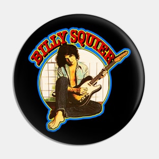 Billy Squier // 80s Rock Music Pin