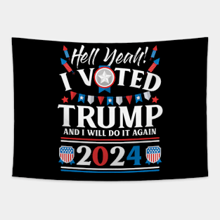 I Voted Trump and Will Do It Again in 2024 Tapestry