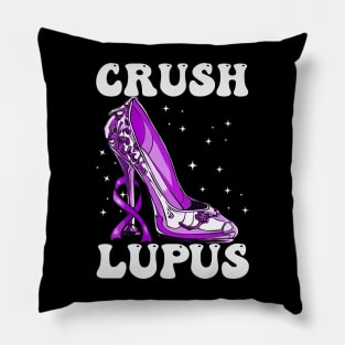 Crush Lupus Warrior Lupus Awareness Month Pillow