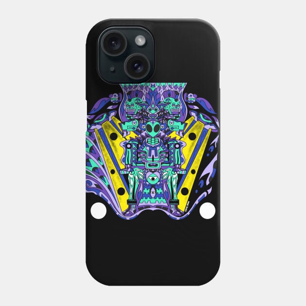 the mayan abduction project Phone Case by jorge_lebeau