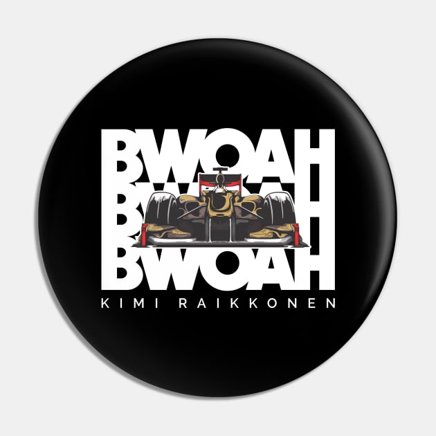 Kimi Raikkonen - Bwoah Pin by jaybeetee