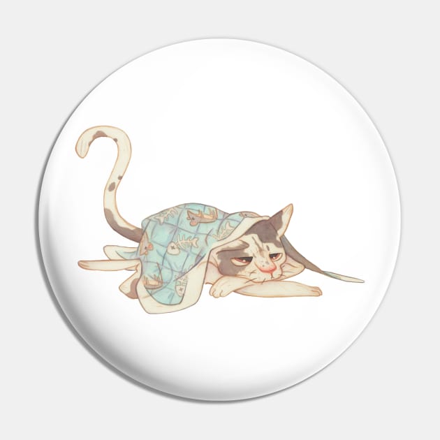 Not Meow Pin by cshillustration