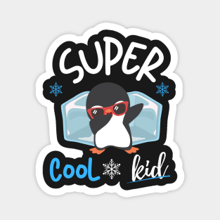 super cool kid penguin Magnet