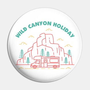 Wild Canyon Holiday Pin