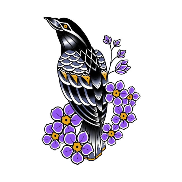 Forget Me Not Raven by ArtbyKory