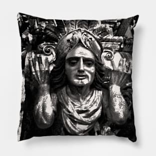 Atlantis baroque sacred sculpture Pillow