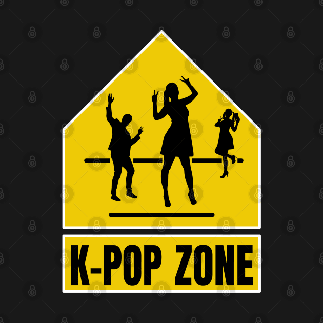 K-POP ZONE sign with dancers by WhatTheKpop