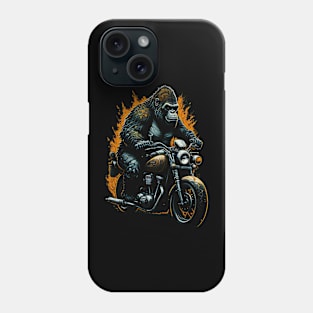 Fun Riding a Vintage Motorcycle Phone Case