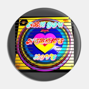 Love vinyl Pin