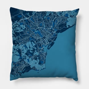 Cardiff - United Kingdom Peace City Map Pillow