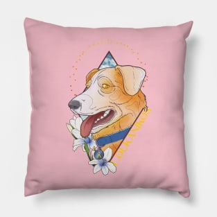 Loukanikos the Riot Dog Pillow