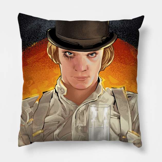 Clockwork Orange Pillow by nabakumov