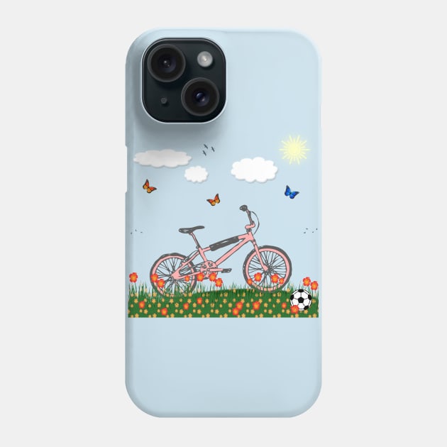 Pink bicycle Phone Case by Gaspar Avila