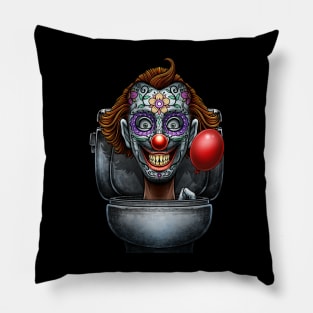 Horror toilet Monster #10 Pillow