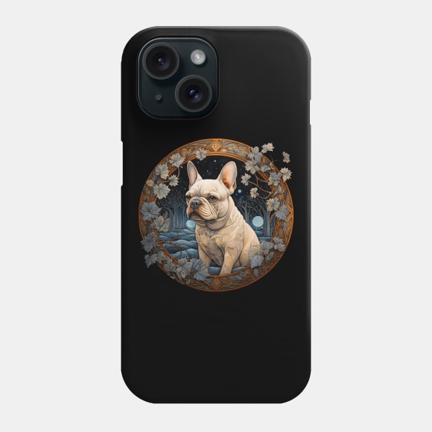 Tan Frenchie Illustration Phone Case by You Had Me At Woof