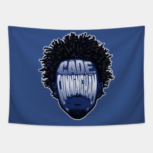 Cade Cunningham Detroit Player Silhouette Tapestry