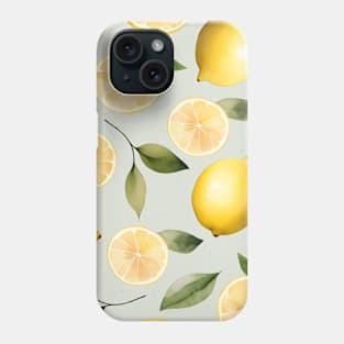 Fresh Lemon Pattern Phone Case