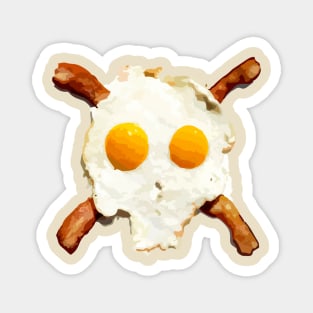 Eggs Bacon Skull Magnet