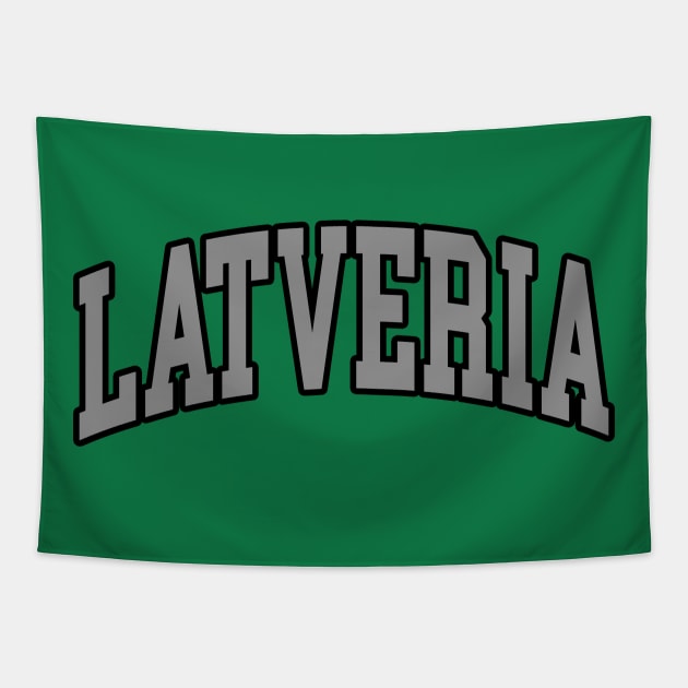 Latveria (collegiate) Tapestry by artnessbyjustinbrown