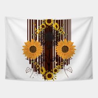 Little Aesthetic Sunflower Tapestry